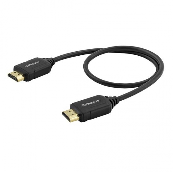 StarTech 1.5FT Premium Certified HDMI Male to HDMI Male High Speed Cable - Black Image