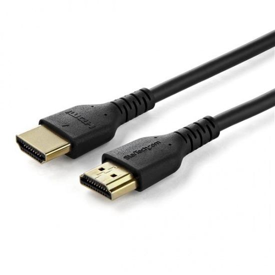 StarTech 3FT Premium Certified HDMI Male to HDMI Male Cable - Black Image