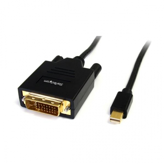 StarTech 6FT Mini DisplayPort Male to DVI-D Male Cable - Black Image