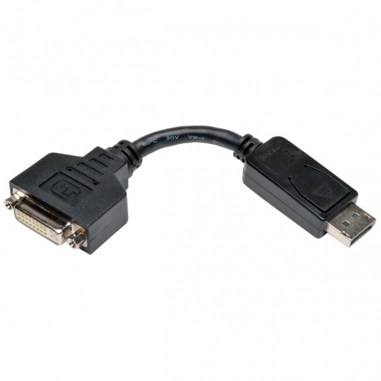 Tripp Lite 0.5FT DisplayPort Male to DVI-I Female Cable Adapter Image