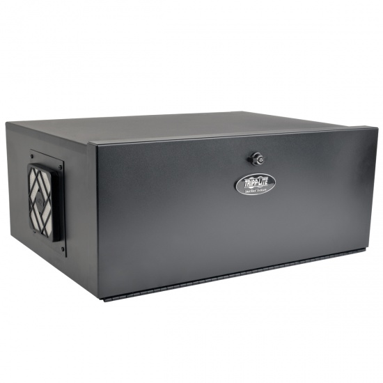Tripp Lite 5U Security DVR Lockbox Rack Enclosure Cabinet - Black Image