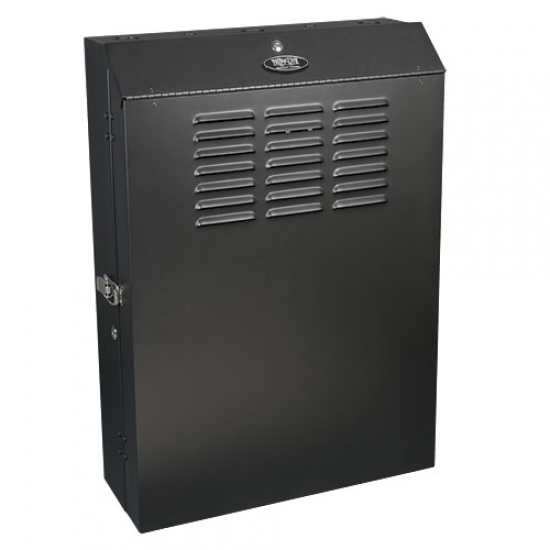 Tripp Lite 19-Inch 5U Wall Mountable Low Profile Vertical Rack Enclosure Cabinet - Black Image