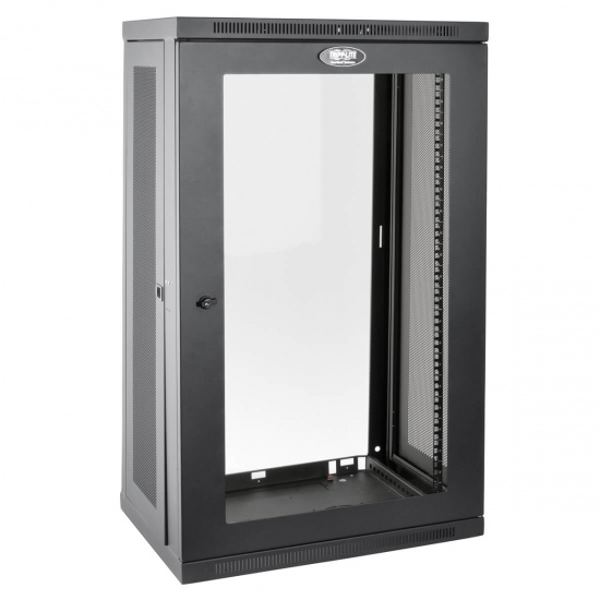 Tripp Lite 19 Inch 21U Wall Mountable Rack Enclosure Server Cabinet - Black Image