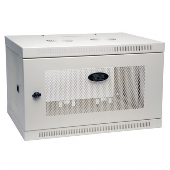 Tripp Lite 6U Wall Mountable Rack Enclosure Server Cabinet - White Image