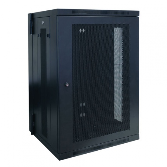 Tripp Lite 18U Wall Mountable Rack Enclosure Server Cabinet - Black Image