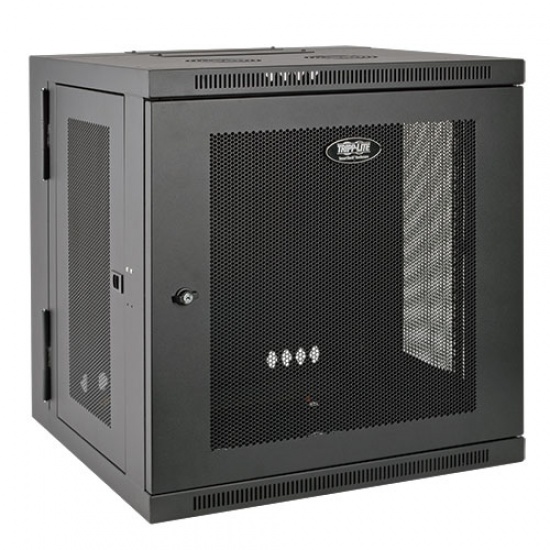 Tripp Lite 10U Wall Mountable Rack Enclosure Server Cabinet - Black Image