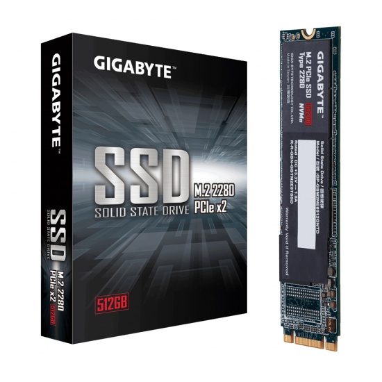 512GB Gigabyte M.2 2280 PCI Express 3.0 NVMe Internal Solid State Drive Image