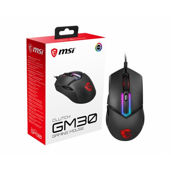 MSI Clutch GM30 RGB Optical Gaming Mouse Image