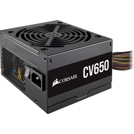 Corsair CV650 650 Watt ATX Power Supply - Black Image