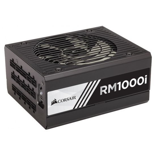 Corsair RM1000i 1000 Watt 20+4 Pin ATX Power Supply - Black Image