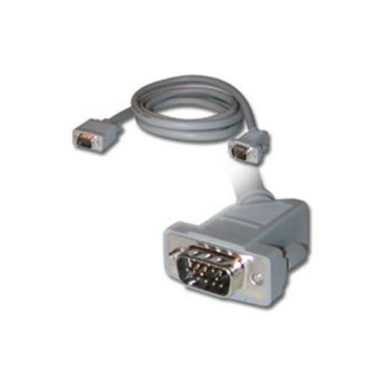 C2G 25FT Premium Shielded HD15 SXGA Male VGA Monitor Cable - Grey Image