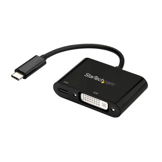 StarTech USB Type-C to DVI Video Display Adapter - Black Image