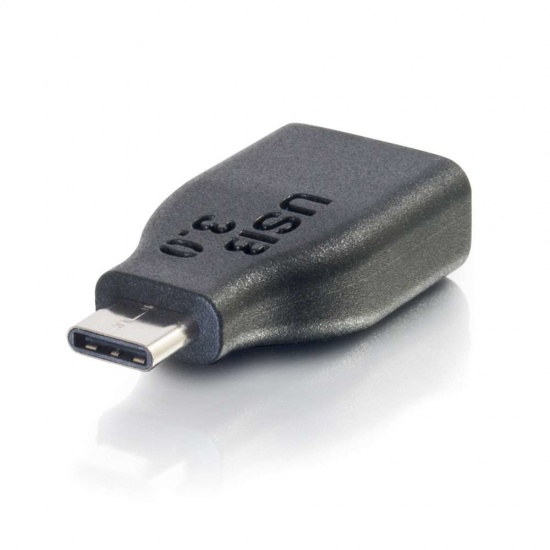 C2G USB Type-C Male To USB Type-A Female Adapter - Black Image
