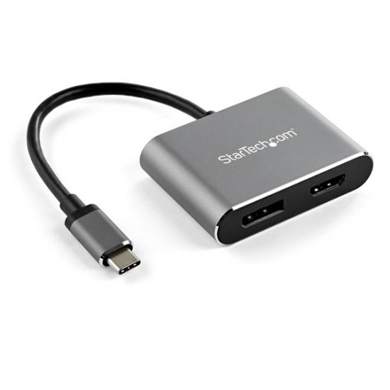 StarTech USB Type-C Male To HDMI Or DisplayPort Female Video Adapter Image