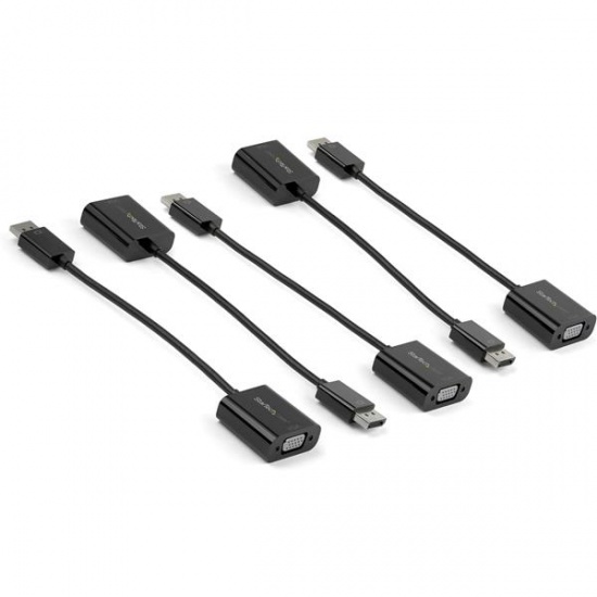 StarTech  DisplayPort 1.2 Male To VGA Female Monitor Active Adapter - 5 Pack  Image