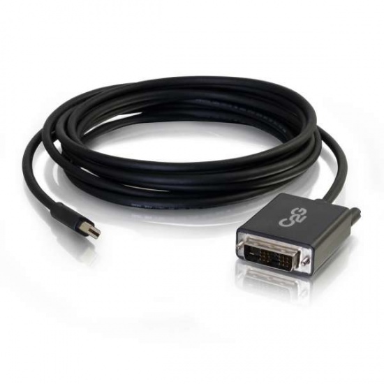 C2G 3FT Mini DisplayPort Male to DVI-D Male Adapter Cable - Black Image