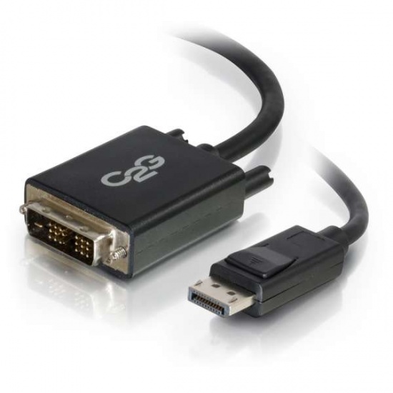 C2G 6FT DisplayPort Male to DVI Male Adapter Cable - Black Image