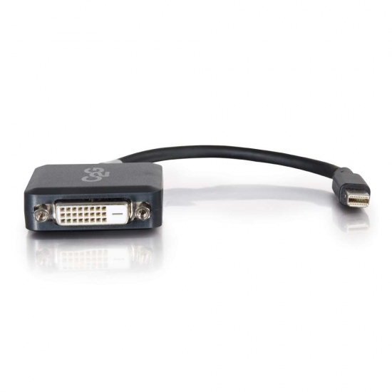 C2G 8IN Mini DisplayPort Male to DVI Female Adapter - Black Image