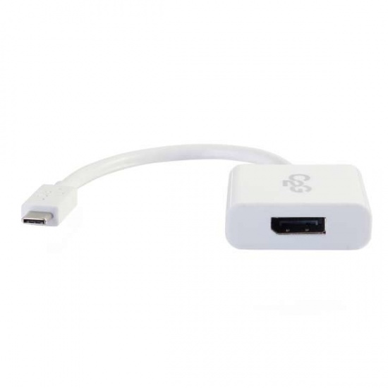 C2G USB Type-C Male to DisplayPort Female External Video Adapter - White Image