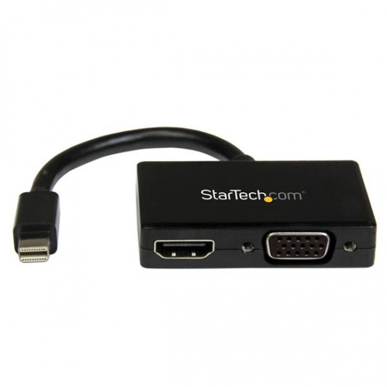 StarTech Mini DisplayPort to VGA Adapter - Black Image