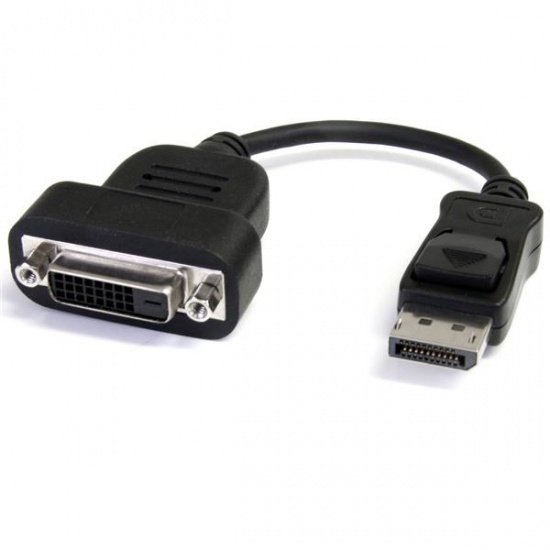 StarTech 7.9IN DisplayPort Male To DVI-D Female Adapter - Black Image