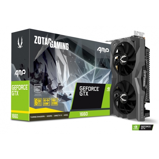 Zotac NVIDIA GeForce GTX 1660 6GB GDDR5 Graphics Card Image