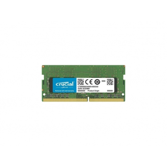 32GB Crucial 3200MHz PC4-25600 CL22 1.2V 260-pin DDR4 SO-DIMM Memory Module (1 x 32GB) Image
