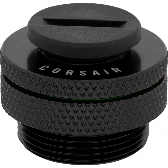 Corsair Hydro X Series XF Fill Port G1/4 Hardware Cooling Accessory Stop Plug- Black Image