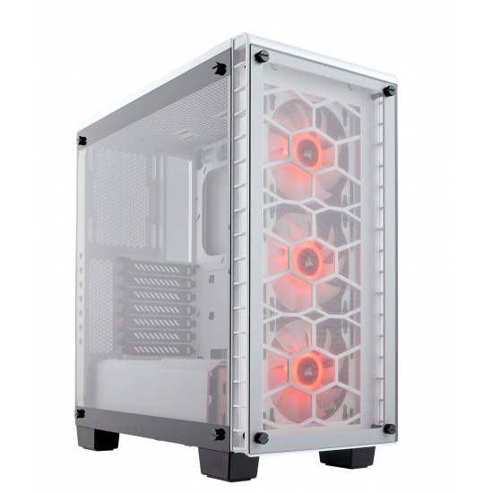 Corsair Crystal 460X RGB Midi Tower Computer Case - White Image