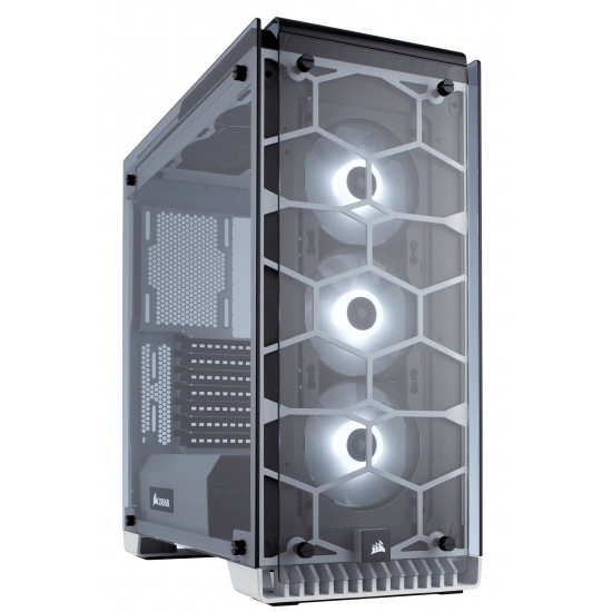 Corsair Crystal 570X Midi Tower Computer Case - White Image
