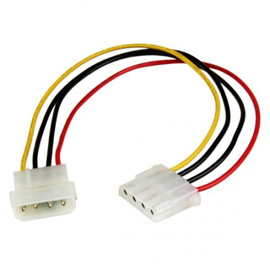 1FT StarTech Molex LP4 to Molex LP4 Power Extension Cable Image