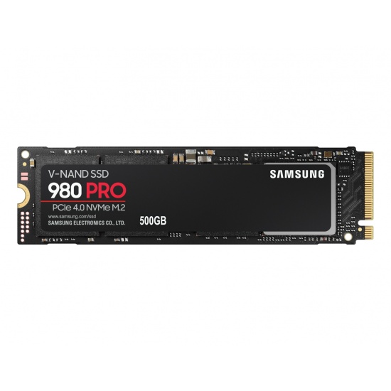 500GB Samsung 980 PRO M.2 PCI Express 4.0 V-NAND MLC NVMe Internal Solid State Drive Image
