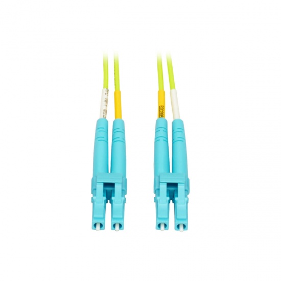 33FT Tripp Lite LC to LC Multimode Duplex Fiber Optics Patch Cable - Lime Green Image