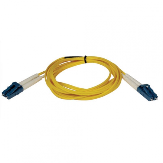 50FT Tripp Lite LC Single Mode To LC Single Mode Duplex Fiber Optic Patch Cable - Yellow Image