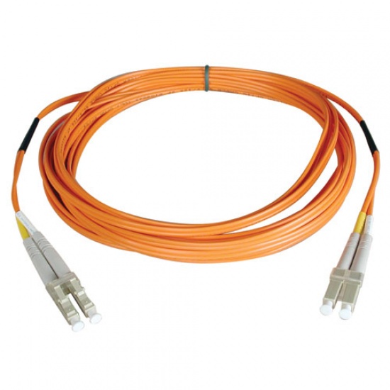13FT Tripp Lite Duplex LC Multimode To LC Multimode Fiber Optic Patch Cable - Orange Image