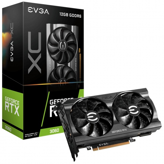 EVGA NVIDIA GeForce RTX 3060 12GB GDDR6 Graphics Card Image