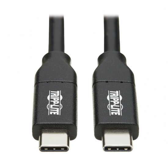 10FT Tripp Lite USB Type C Male to USB Type C Male Cable - Black Image