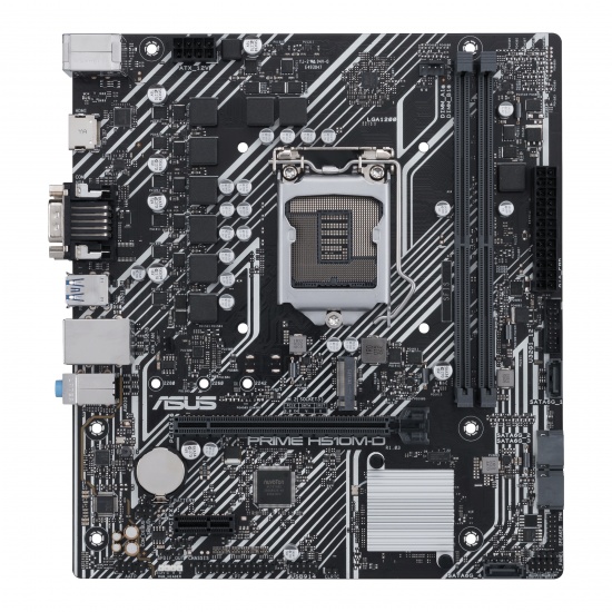 ASUS PRIME H510M-D Intel H510 LGA 1200 Micro ATX DDR4-SDRAM Motherboard Image