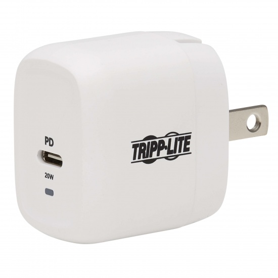 Tripp Lite Compact 1-Port USB-C Wall Charger - White Image