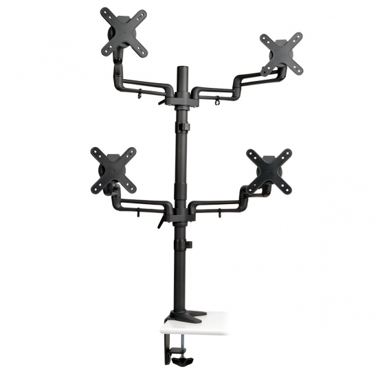 Tripp Lite Quad Full-Motion Display Flex Arm Desk Mount Monitor Stand - Supports 13 Inch To 27 Inch Screens Image