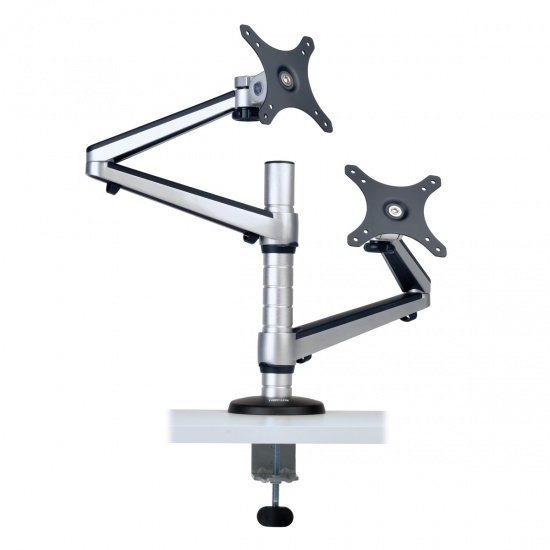 Tripp Lite Dual Full Motion Flex Arm Desk Clamp - Supports 13 To 27 Inch Monitors Image