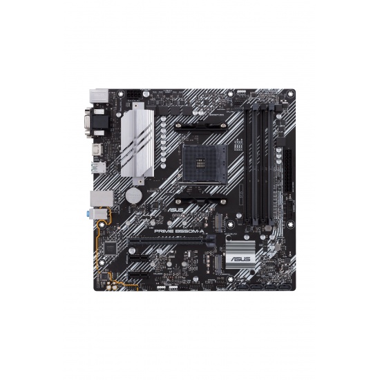 ASUS PRIME B550M-A AMD B550 Socket AM4 Micro ATX DDR4-SDRAM Motherboard Image