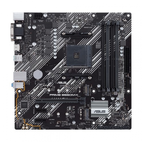ASUS PRIME B550M-K AMD B550 Socket AM4 Micro ATX DDR4-SDRAM Motherboard Image