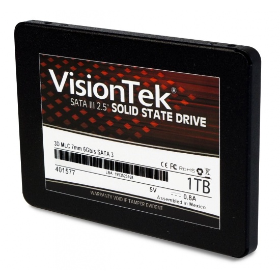 1TB VisionTek  2.5-Inch Serial ATA III 3D MLC Internal Solid State Drive Image