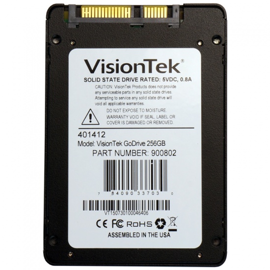 256GB VisionTek Go Drive 2.5-Inch Serial ATA III MLC Internal Solid State Drive Image