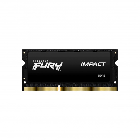 4GB Kingston Fury Impact 1866MHz CL11 DDR3L SODIMM Single Memory Module (1 x 4GB) Image