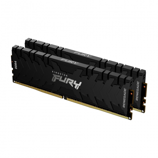 16GB Kingston FURY Renegade DDR4 3200MHz Dual Memory Kit (2 x 8GB) - Black Image