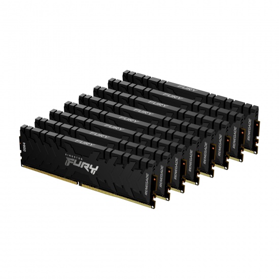 256GB Kingston Fury Renegade 3200MHz DDR4 Octuple Memory Kit (8 x 32GB) Image
