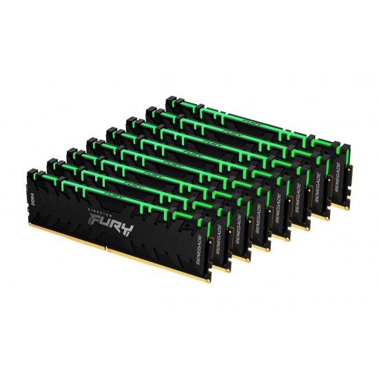 256GB Kingston Fury Renegade RGB 3200MHz DDR4 Octuple Memory Kit (8 x 32GB) Image