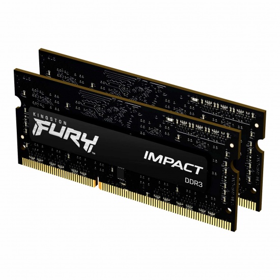 8GB Kingston Technology Fury Impact 1600MHz DDR3 SO-DIMM Dual Memory Kit (2 x 4GB) Image